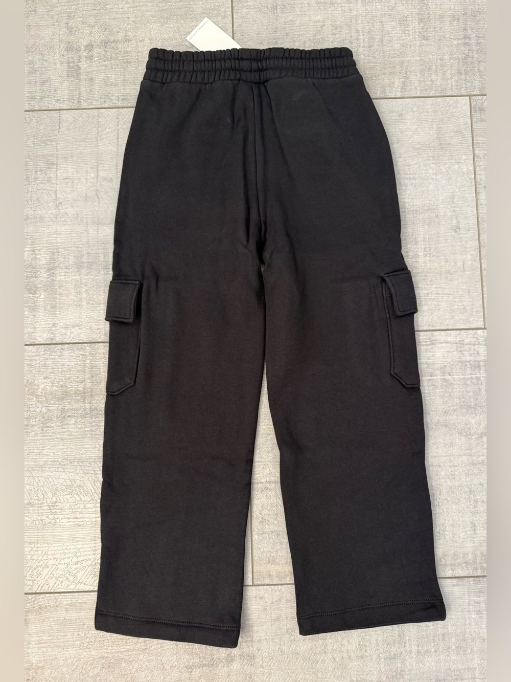 NWT Boys Little Bipsy Black Cargo Sweatpants Size 7 - Picture 2 of 8